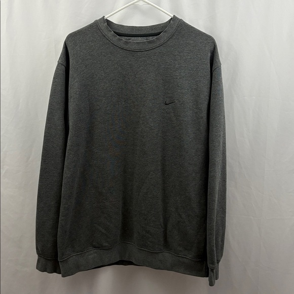 Vintage Nike Swoosh Crewneck Sweatshirt Mens Size XL Gray - Picture 1 of 8